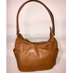St. John’s Bay Genuine Leather Light Cognac Handbag